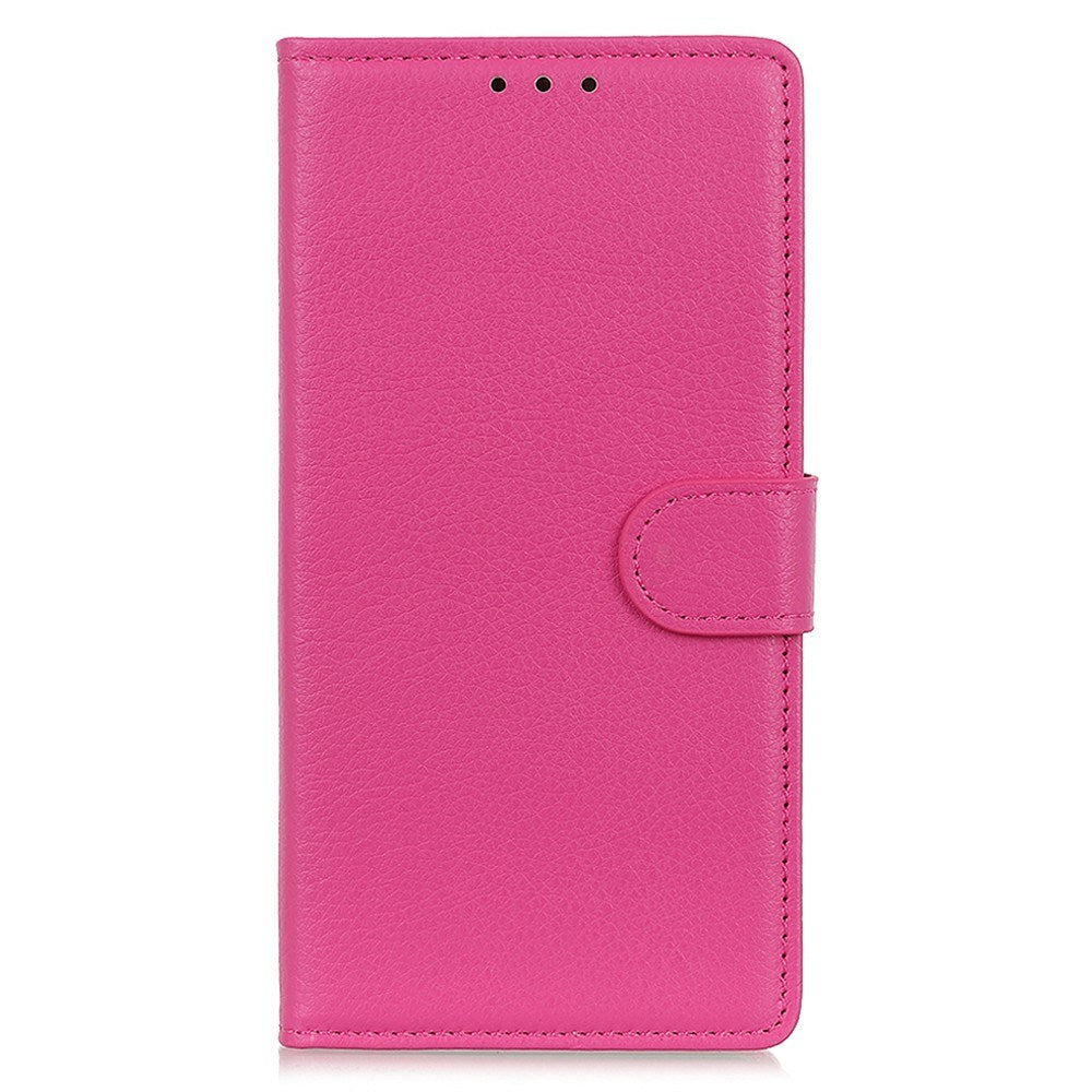 Honor 400 Pro - EIDERWOOD Kunstlæder Flip Cover m. Kortholder & Ståfunktion - Lyserød