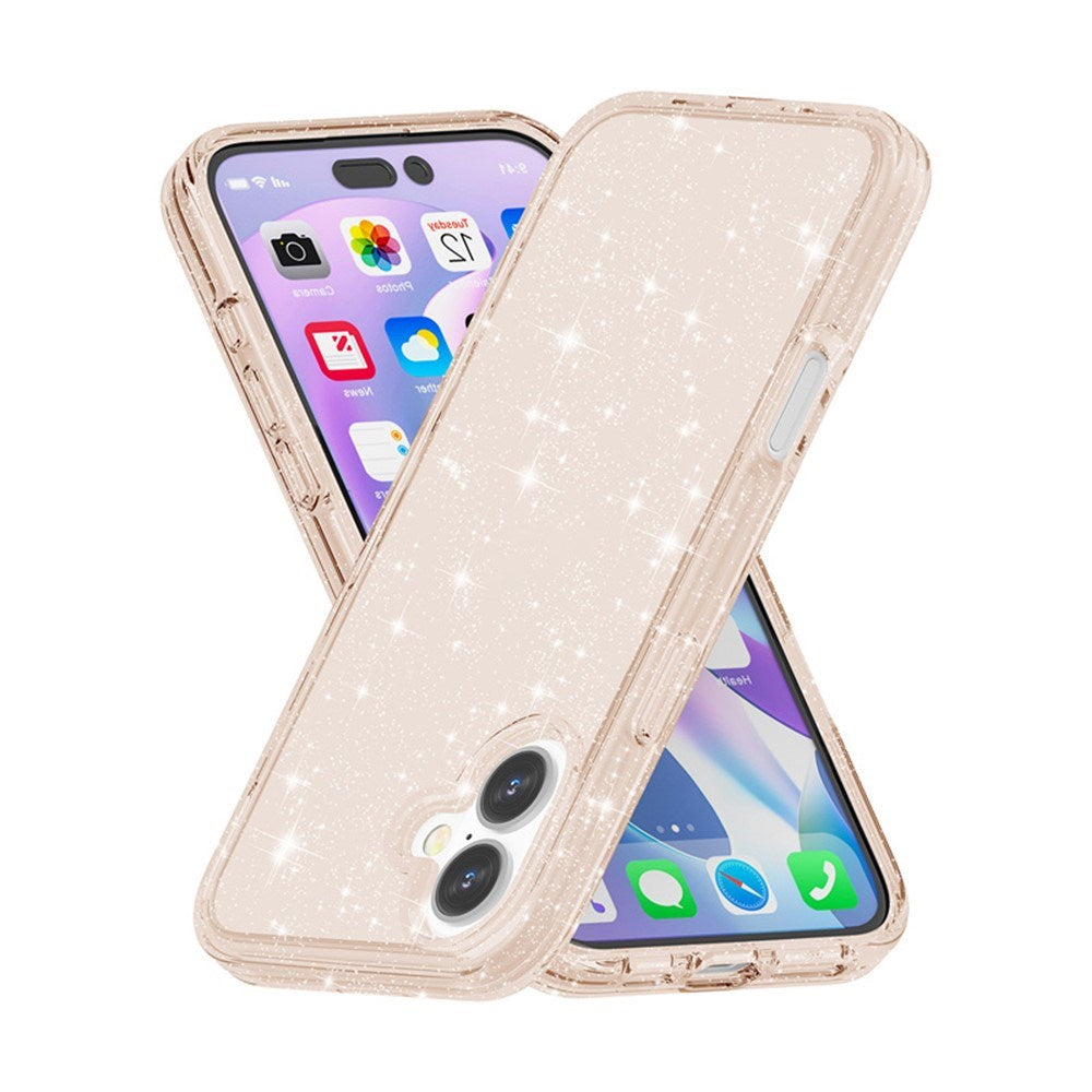 EIDERWOOD iPhone 17 Hybrid Plastik Mobil Cover - Guld Glitter