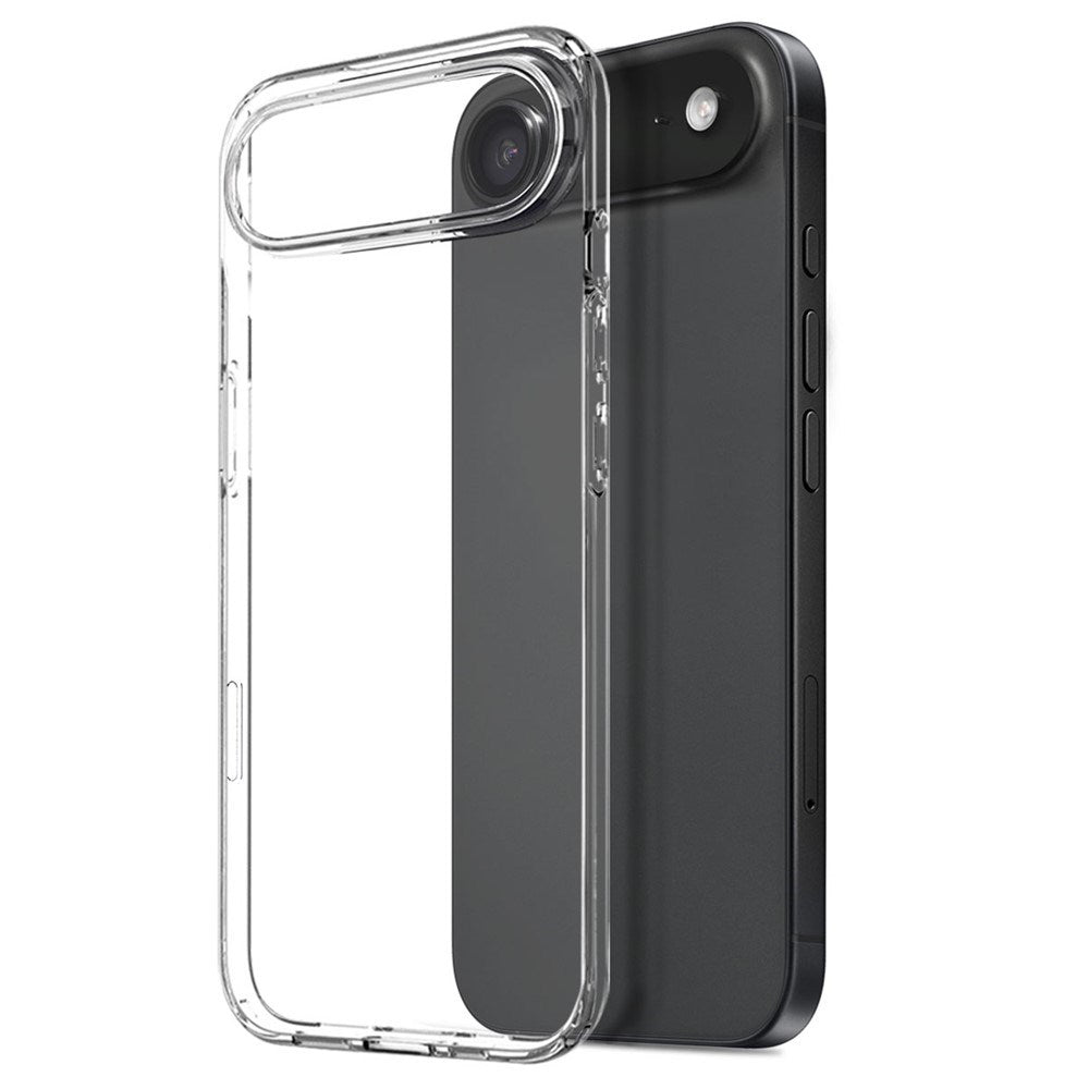 iPhone Air - NORTHJO 2-i-1 Beskyttelsessæt m. Fleksibelt Plastik Cover & Hærdet Skærmbeskyttelsesglas - Gennemsigtig