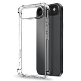 iPhone Air - NORTHJO 2-i-1 Beskyttelsessæt m. Stødabsorberende Fleksibelt Plastik Cover & Hærdet Skærmbeskyttelsesglas - Gennemsigtig