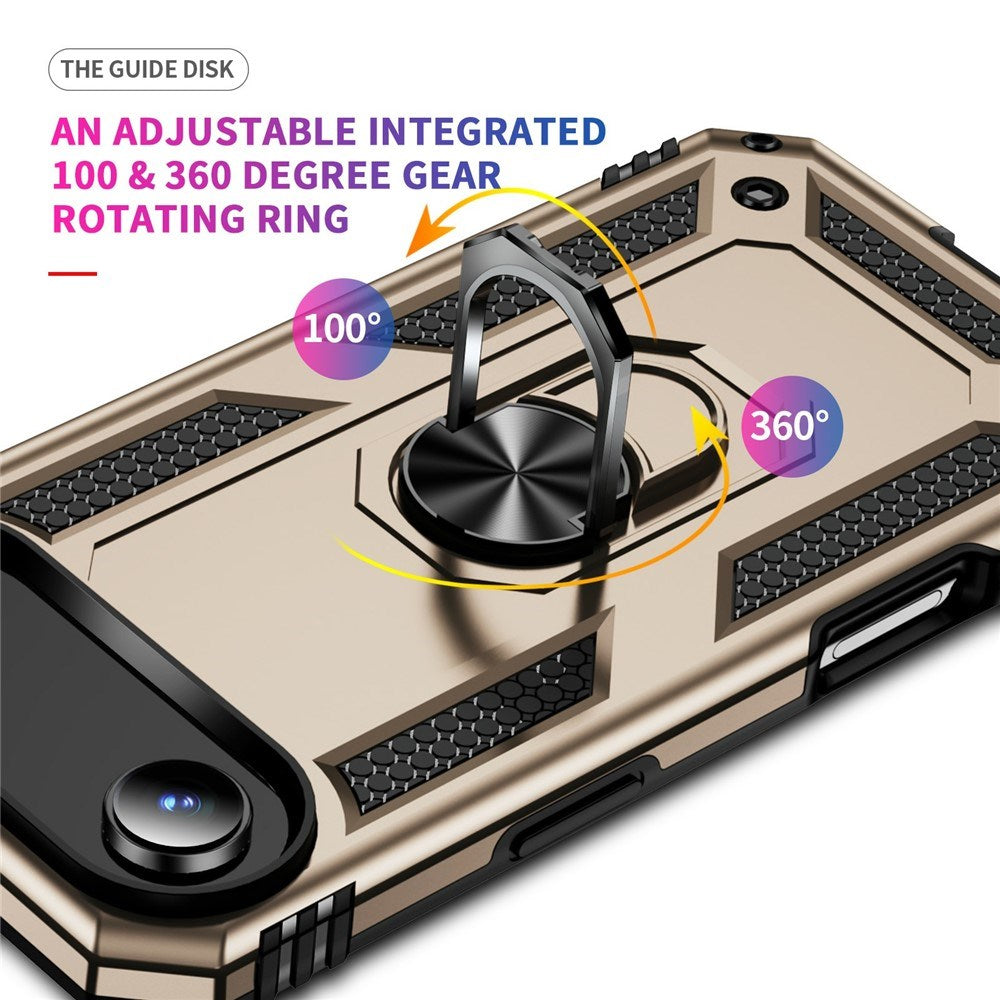 iPhone Air - EIDERWOOD Hybrid Håndværker Cover m. Kickstand - Guld
