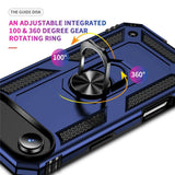 iPhone Air - EIDERWOOD Hybrid Håndværker Cover m. Kickstand - Blå