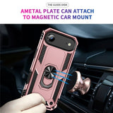 iPhone Air - EIDERWOOD Hybrid Håndværker Cover m. Kickstand - Rose Gold