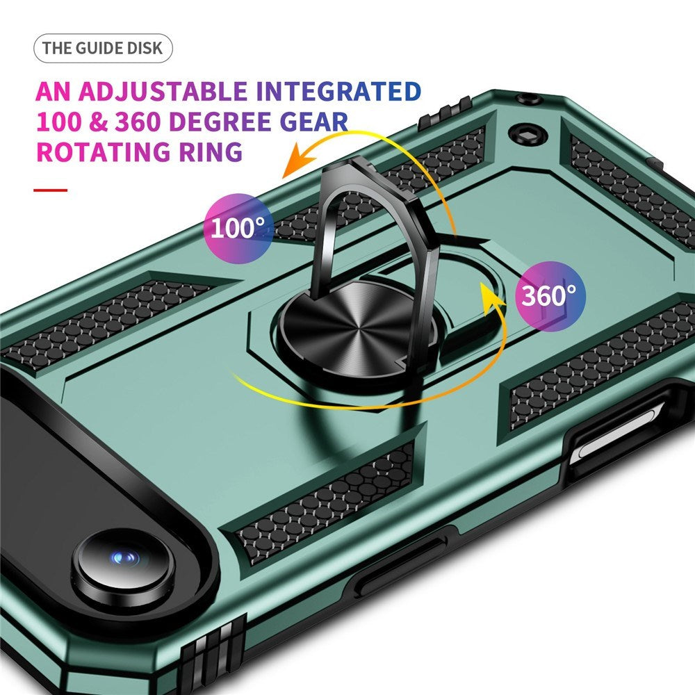 iPhone Air - EIDERWOOD Hybrid Håndværker Cover m. Kickstand - Grøn