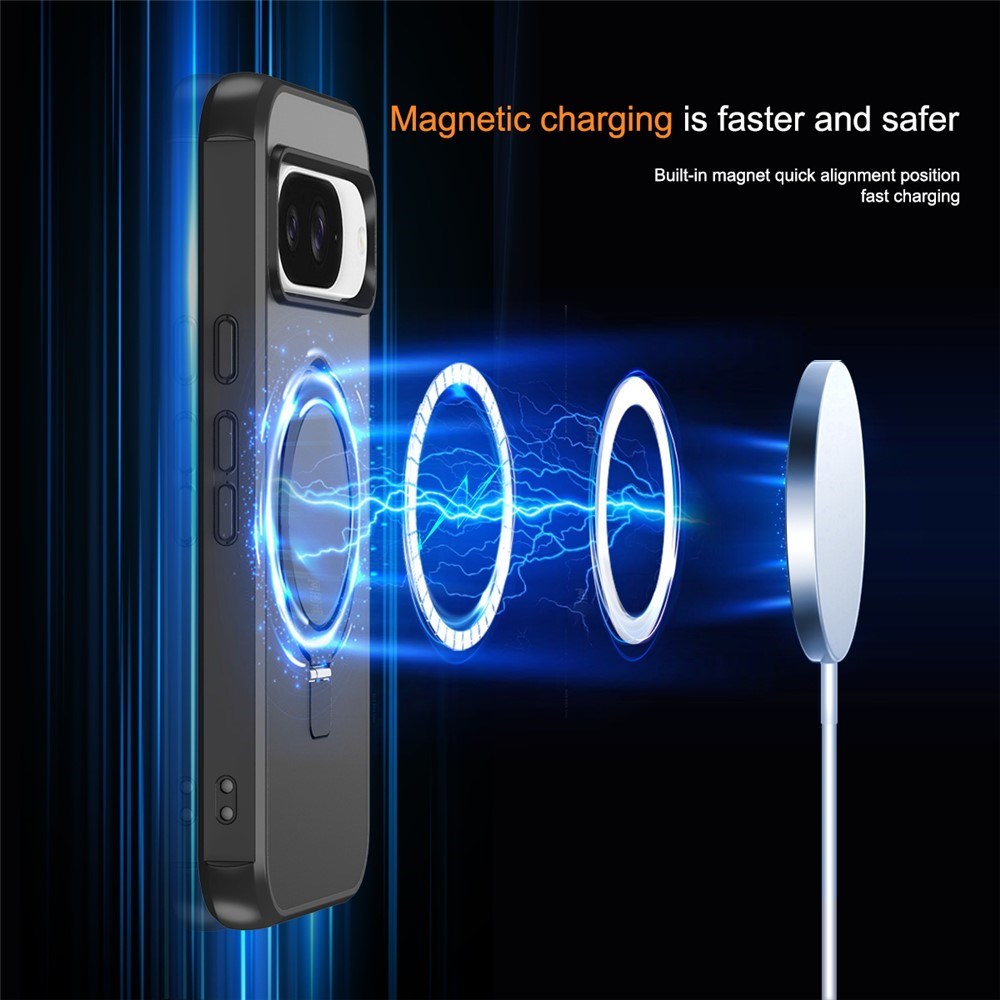 EIDERWOOD Google Pixel 10 / 10 Pro / 9 / 9 Pro Mobil Cover m. Kickstand - MagSafe Kompatibel - Sort