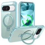 EIDERWOOD Google Pixel 10 / 10 Pro / 9 / 9 Pro Mobil Cover m. Kickstand - MagSafe Kompatibel - Lyseblå