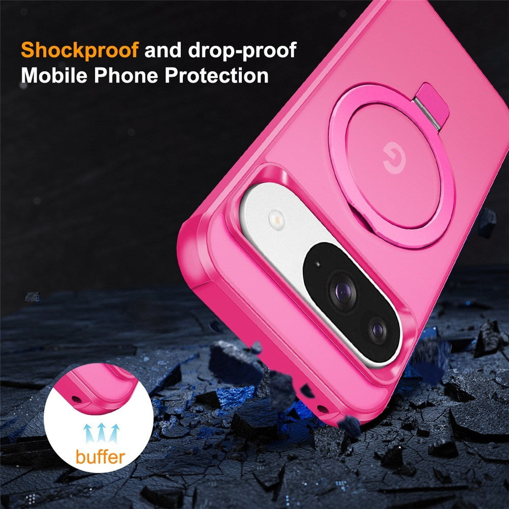 EIDERWOOD Google Pixel 10 / 10 Pro / 9 / 9 Pro Mobil Cover m. Kickstand - MagSafe Kompatibel - Pink