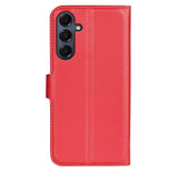 EIDERWOOD Samsung Galaxy A17 (5G) Litchi Kunstlæder Flip Cover m. Pung - Rød