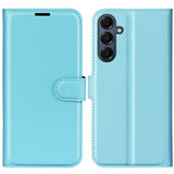 EIDERWOOD Samsung Galaxy A17 (5G) Litchi Kunstlæder Flip Cover m. Pung - Blå
