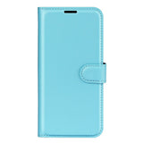 EIDERWOOD Samsung Galaxy A17 (5G) Litchi Kunstlæder Flip Cover m. Pung - Blå