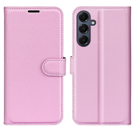 EIDERWOOD Samsung Galaxy A17 (5G) Litchi Kunstlæder Flip Cover m. Pung - Pink
