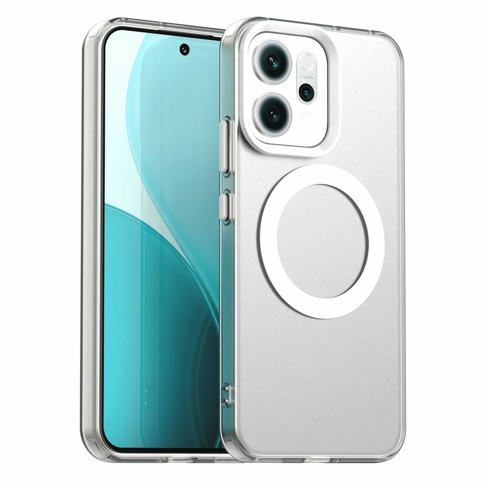 EIDERWOOD Oppo Reno14 (5G) Hybrid Plastik Mobil Cover - MagSafe Kompatibel - Gennemsigtig