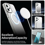 EIDERWOOD Oppo Reno14 (5G) Hybrid Plastik Mobil Cover - MagSafe Kompatibel - Gennemsigtig