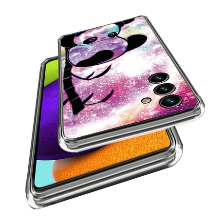 Samsung Galaxy A14 (5G) Fleksibelt Bagside Cover m. Print - Sød Panda