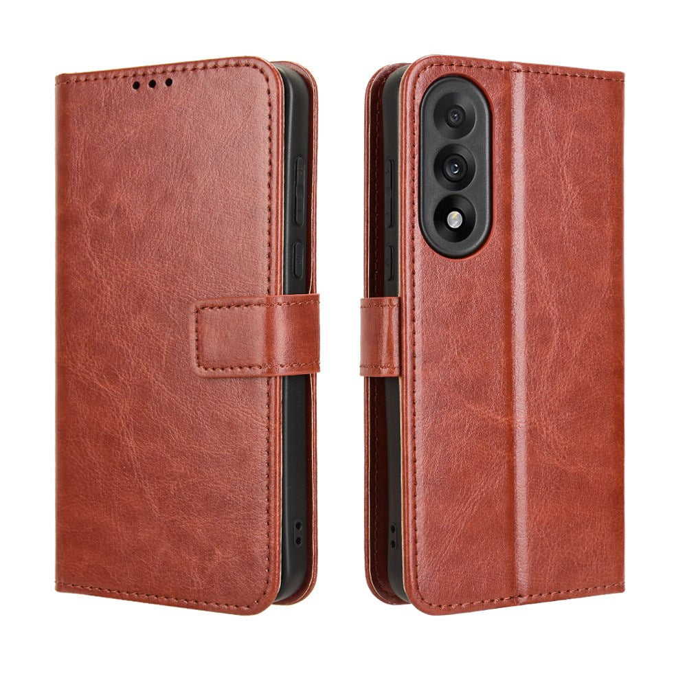 OnePlus Nord 5 - EIDERWOOD Kunstlæder Flip Cover m. Strop - Brun