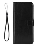 OnePlus Nord CE5 - EIDERWOOD Kunstlæder Flip Cover m. Strop - Sort