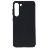 Samsung Galaxy S23 Mat Fleksibelt Plastik Bagside Cover - Sort