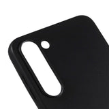 Samsung Galaxy S23 Mat Fleksibelt Plastik Bagside Cover - Sort