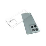 Motorola Moto G56 - EIDERWOOD Fleksibelt Plastik Bagside Cover - Gennemsigtig