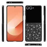 Samsung Galaxy Z Flip7 - EIDERWOOD Glitter Cover - Blå