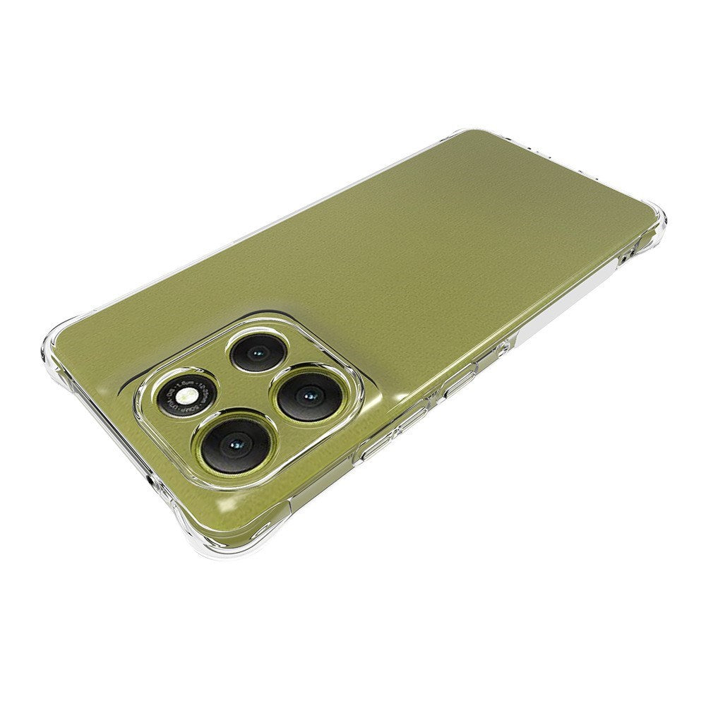 EIDERWOOD Motorola Moto G86 Plastik Mobil Cover m. Stødabsorberende Hjørner - Gennemsigtig