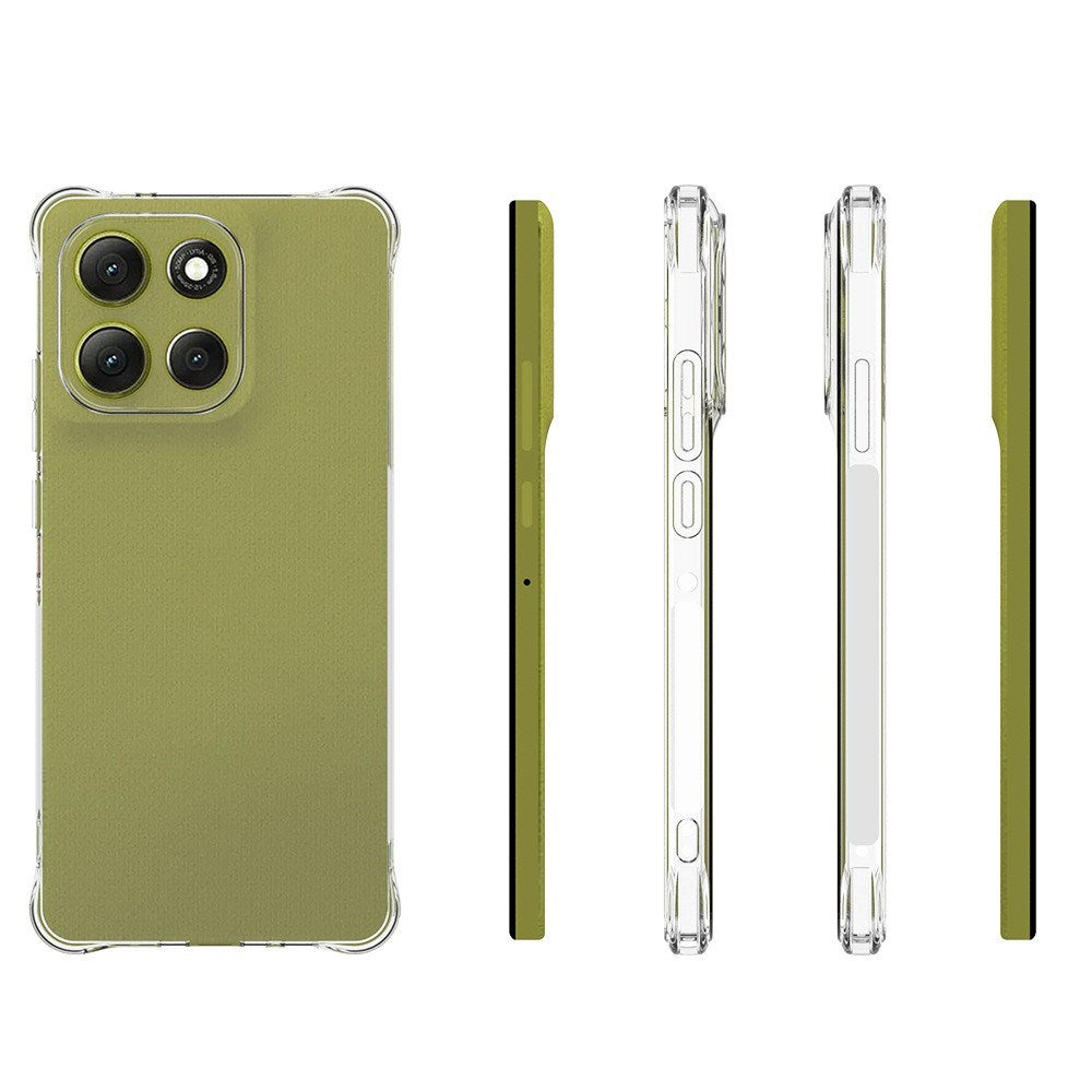 EIDERWOOD Motorola Moto G86 Plastik Mobil Cover m. Stødabsorberende Hjørner - Gennemsigtig
