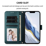 iPhone 18 Pro Max / 17 Pro Max EIDERWOOD Kunstlæder Flip Cover m. Strop & Ståfunktion - Grøn