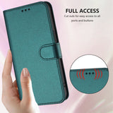 iPhone 18 Pro Max / 17 Pro Max EIDERWOOD Kunstlæder Flip Cover m. Strop & Ståfunktion - Grøn