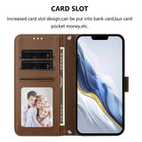 iPhone 18 Pro Max / 17 Pro Max EIDERWOOD Kunstlæder Flip Cover m. Strop & Ståfunktion - Brun