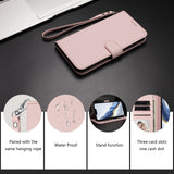 iPhone 18 Pro Max / 17 Pro Max EIDERWOOD Kunstlæder Flip Cover m. Strop & Ståfunktion - Lyserød