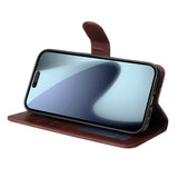 EIDERWOOD iPhone 17 Pro Max Kunstlæder Flip Cover - inkl. Skærmbeskyttelse - Rød