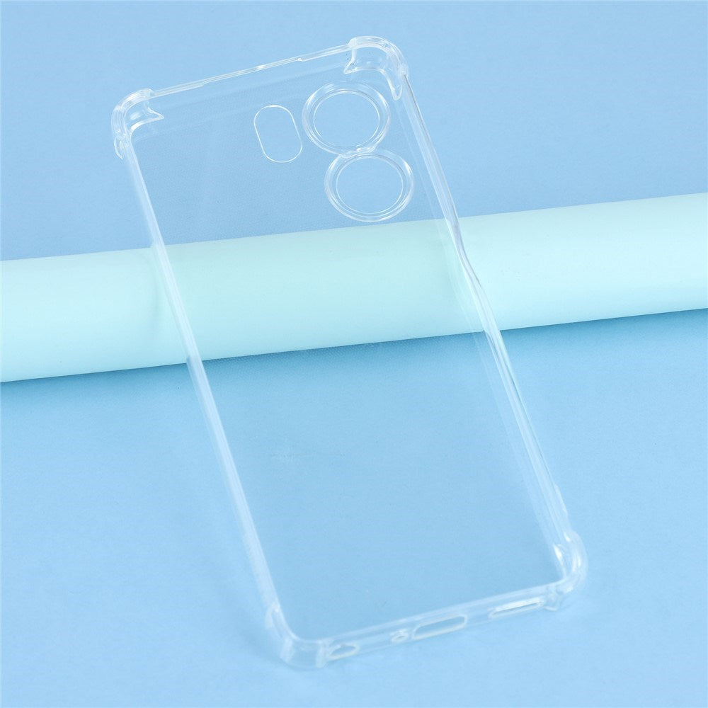 EIDERWOOD OPPO A5x (5G) / OPPO A5x (4G) Plastik Mobil Cover m. Stødabsorberende Hjørner - Gennemsigtig
