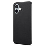 EIDERWOOD iPhone 17 Hybrid Plastik Mobil Cover m. Lædertekstur - Sort