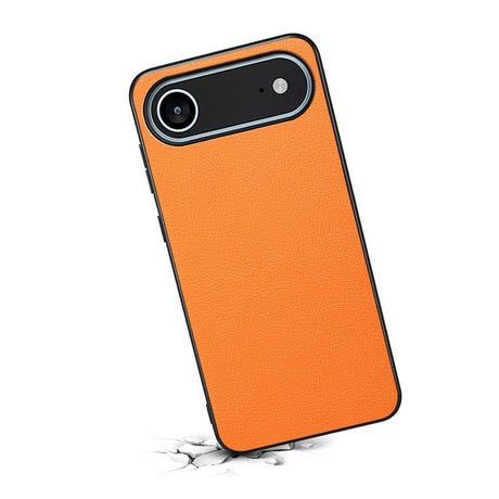 EIDERWOOD iPhone Air Hybrid Plastik Mobil Cover m. Lædertekstur - Orange