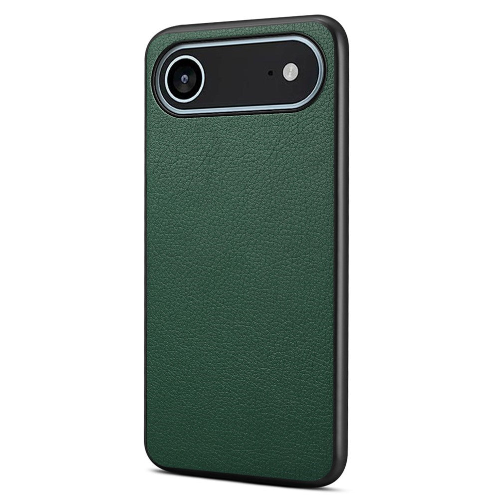 EIDERWOOD iPhone Air Hybrid Plastik Mobil Cover m. Lædertekstur - Grøn