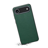 EIDERWOOD iPhone Air Hybrid Plastik Mobil Cover m. Lædertekstur - Grøn