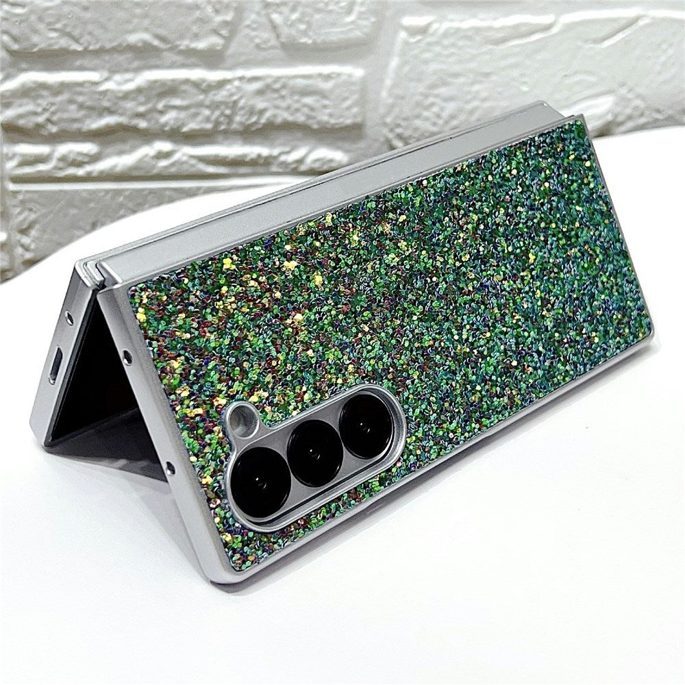 EIDERWOOD Samsung Galaxy Z Fold7 Glitter Mobil Cover - Grøn