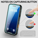 iPhone Air - EIDERWOOD Vandtæt Håndværker Cover m. Skærmbeskyttelse & Strop - MagSafe Kompatibel - Sort