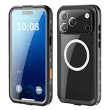 iPhone 17 Pro Max - EIDERWOOD Vandtæt Håndværker Cover m. Skærmbeskyttelse & Strop - MagSafe Kompatibel - Sort