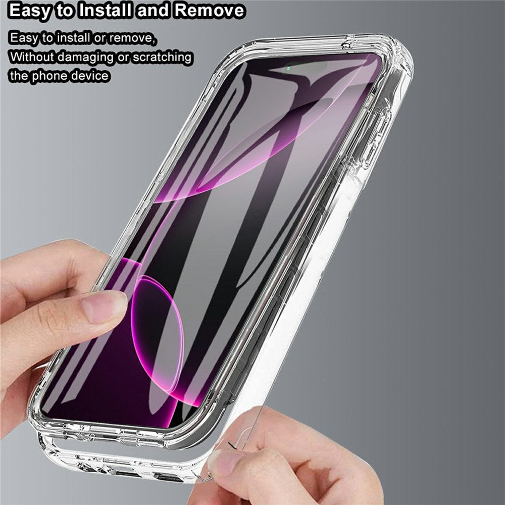 EIDERWOOD iPhone 17 Hybrid Mobil Cover m. Indbygget Skærmbeskyttelse - Gennemsigtig