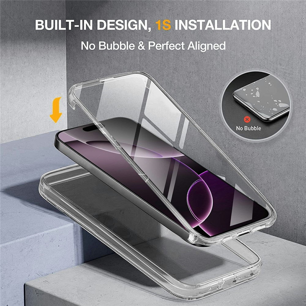 EIDERWOOD iPhone Air Hybrid Mobil Cover m. Indbygget Skærmbeskyttelse - Gennemsigtig