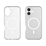 EIDERWOOD iPhone 17 Hybrid Plast Mobil Cover - MagSafe Kompatibel - Mat Gennemsigtig / Hvid