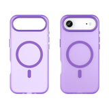 EIDERWOOD iPhone Air Hybrid Plast Mobil Cover - MagSafe Kompatibel - Mat Gennemsigtig / Lilla