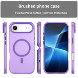 EIDERWOOD iPhone Air Hybrid Plast Mobil Cover - MagSafe Kompatibel - Mat Gennemsigtig / Lilla