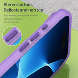 EIDERWOOD iPhone Air Hybrid Plast Mobil Cover - MagSafe Kompatibel - Mat Gennemsigtig / Lilla