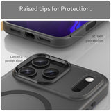 EIDERWOOD iPhone 17 Pro Max Hybrid Plast Mobil Cover - MagSafe Kompatibel - Mat Gennemsigtig / Sort