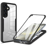 Samsung Galaxy S25 FE - EIDERWOOD 2-i-1 Plastik Cover m. Indbygget Skærmbeskyttelse - Sort