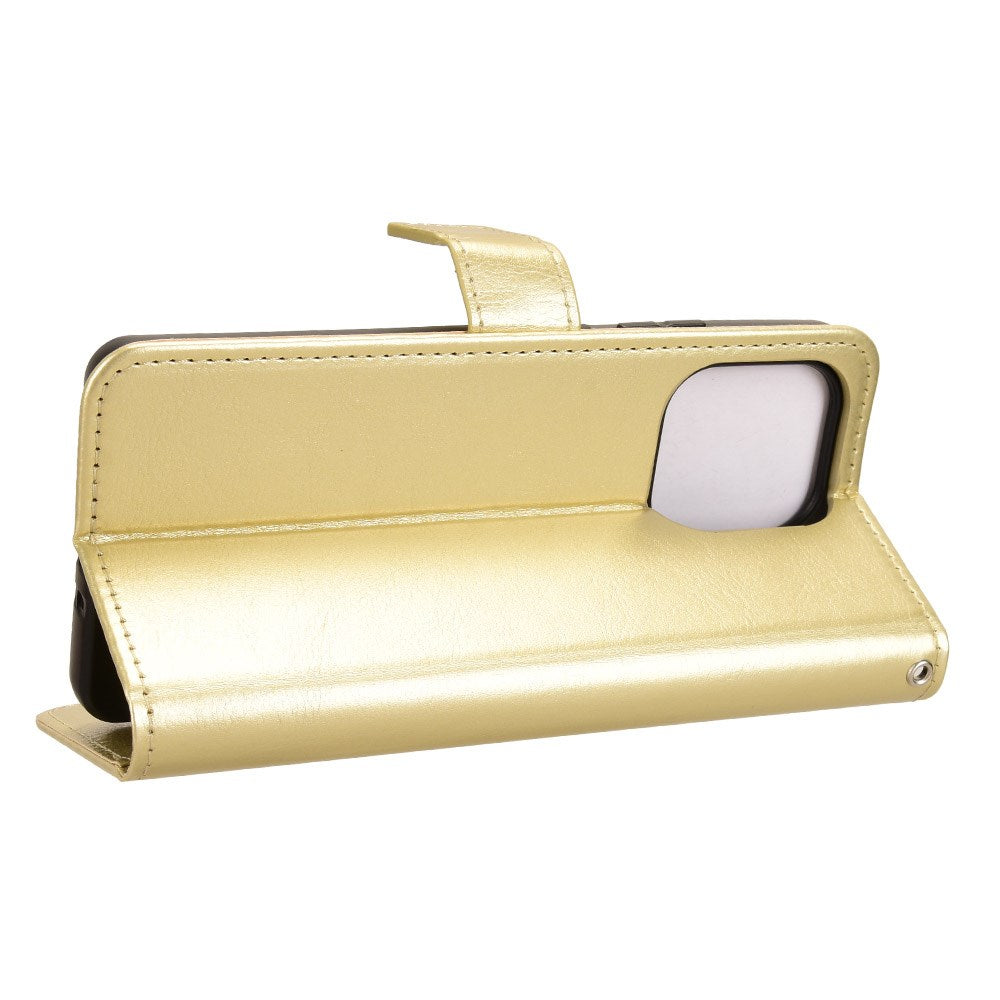 EIDERWOOD Motorola Moto G86 Power Kunstlæder Flip Cover m. Stander & Pung - Guld