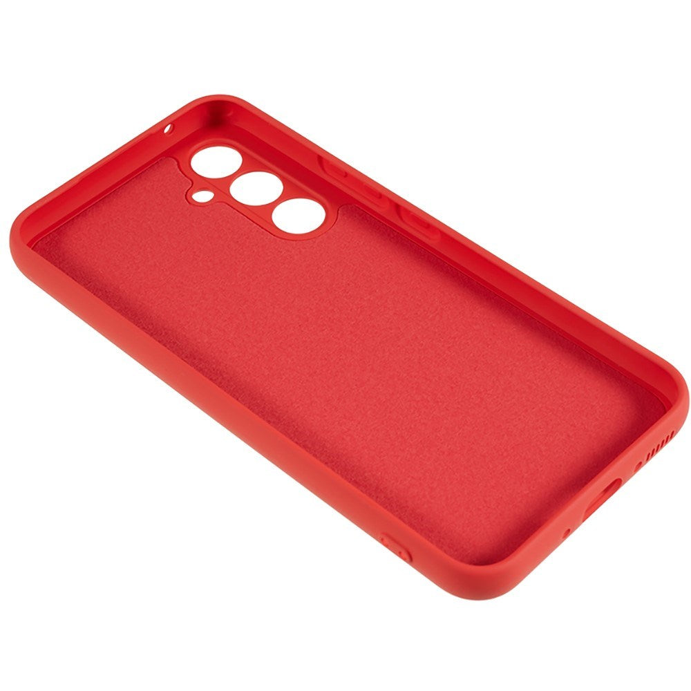 EIDERWOOD Samsung Galaxy S25 FE Foret Fleksibelt Plast Mobil Cover - Rød