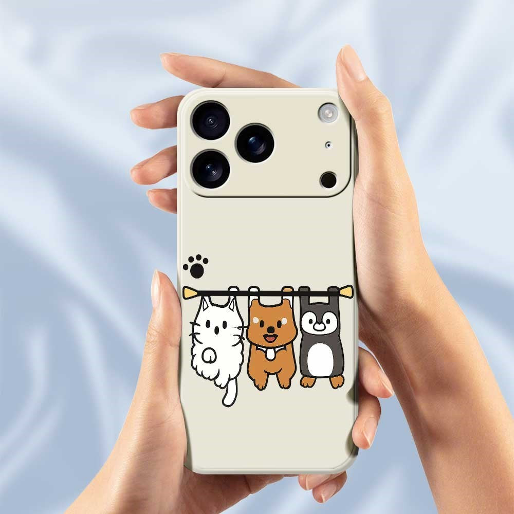 iPhone 17 Pro Fleksibelt Plast Cover m. Motiv - Lilla